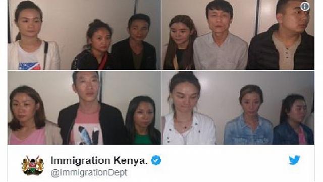 Kenya Deports 12 Chinese Involved in Prostitution