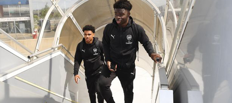 Three Nigerian Wingers Travel With Arsenal First Team To Baku; Ahead Of Europa League Final﻿