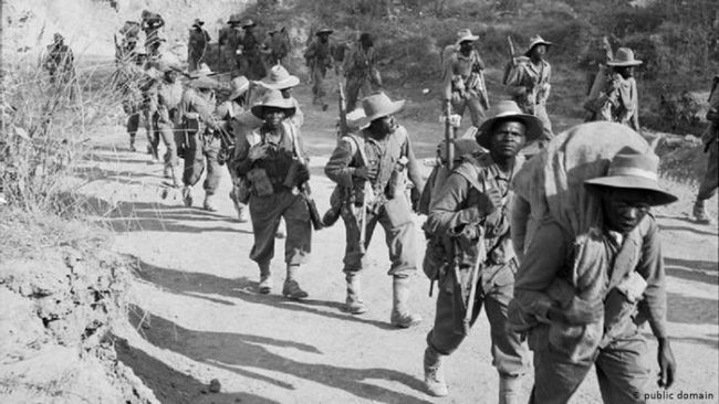 African soldiers